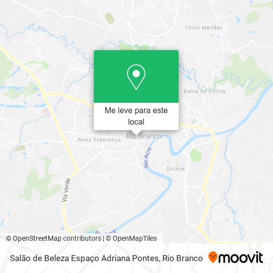 Salão de Beleza Espaço Adriana Pontes mapa