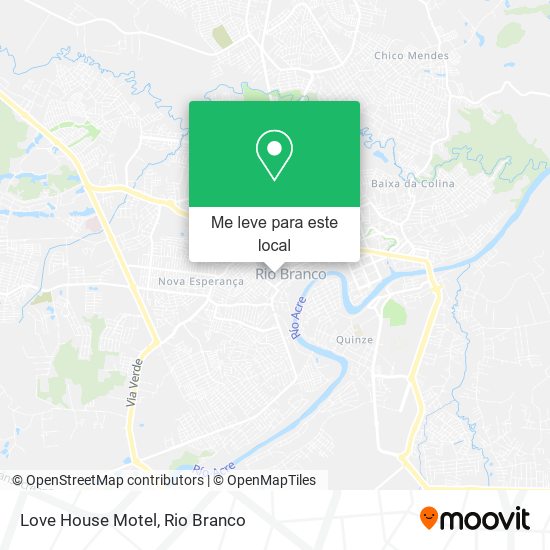 Love House Motel mapa
