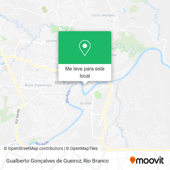 Gualberto Gonçalves de Queiroz mapa
