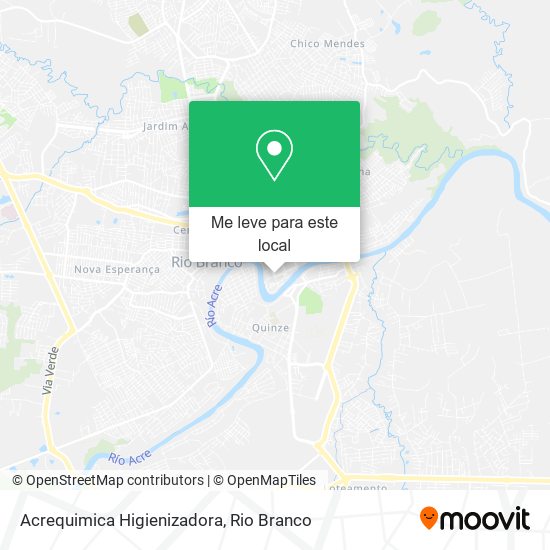 Acrequimica Higienizadora mapa