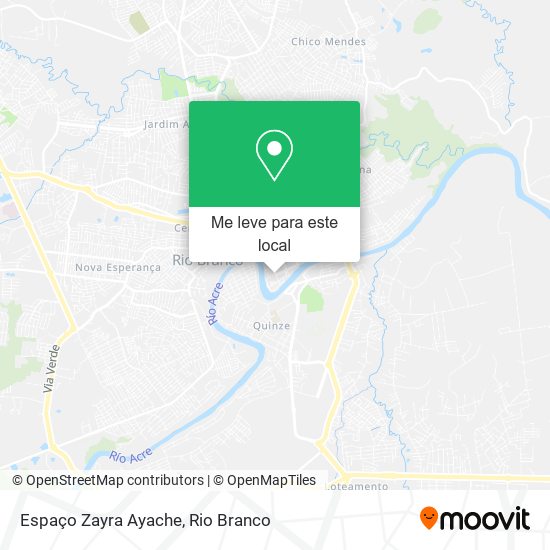 Espaço Zayra Ayache mapa