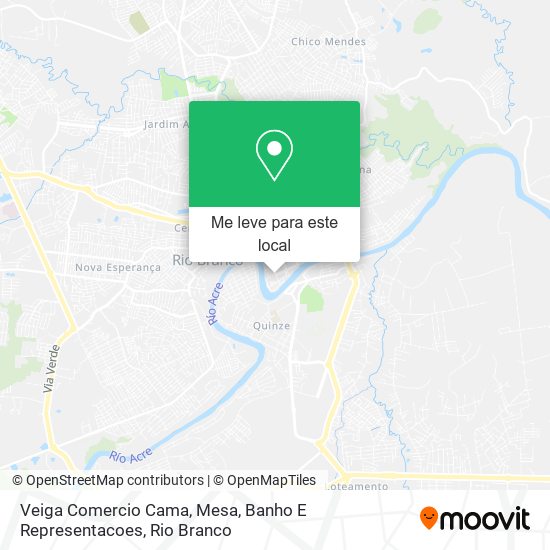 Veiga Comercio Cama, Mesa, Banho E Representacoes mapa