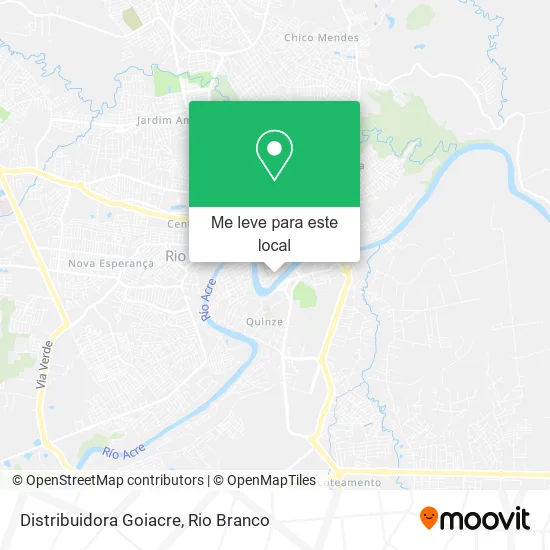 Distribuidora Goiacre mapa