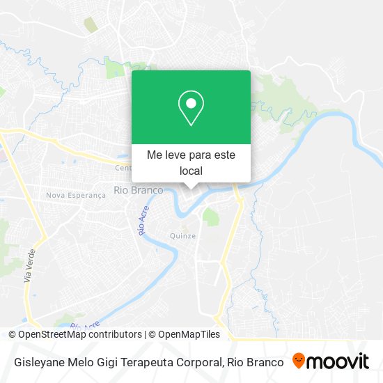 Gisleyane Melo Gigi Terapeuta Corporal mapa