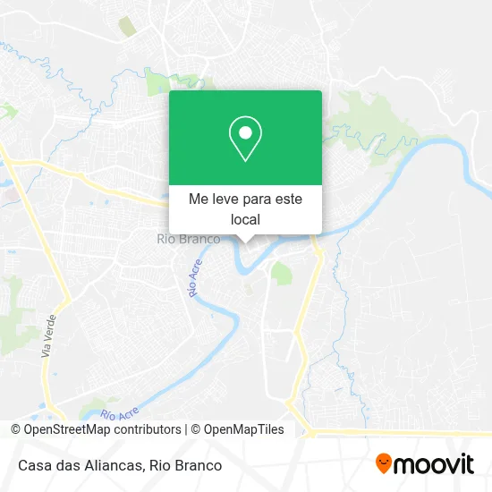 Casa das Aliancas mapa