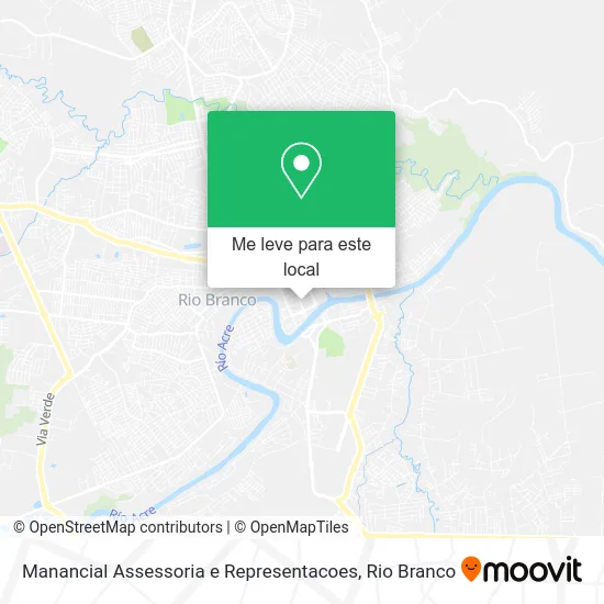 Manancial Assessoria e Representacoes mapa