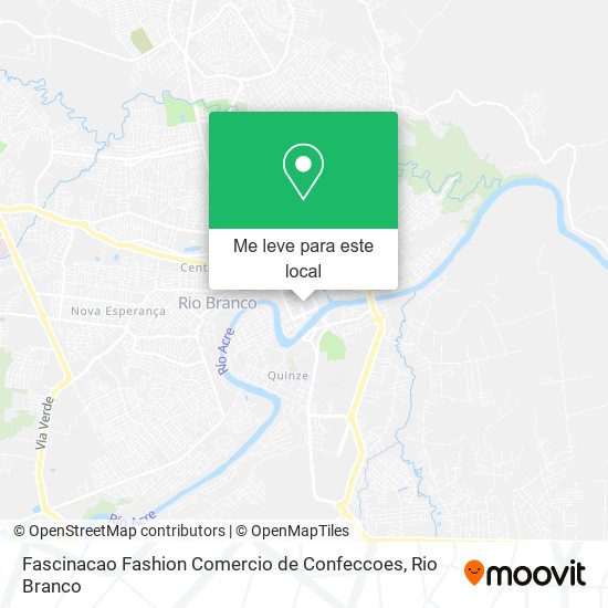 Fascinacao Fashion Comercio de Confeccoes mapa