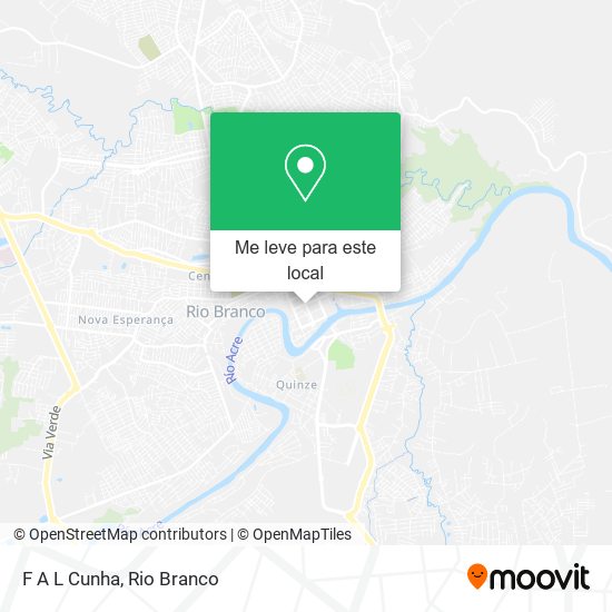 F A L Cunha mapa