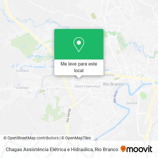 Chagas Assistência Elétrica e Hidraúlica mapa