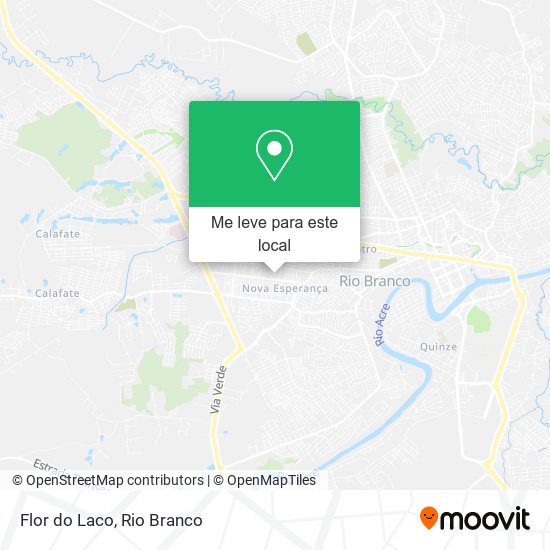 Flor do Laco mapa
