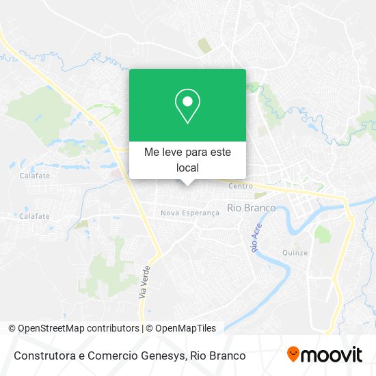 Construtora e Comercio Genesys mapa