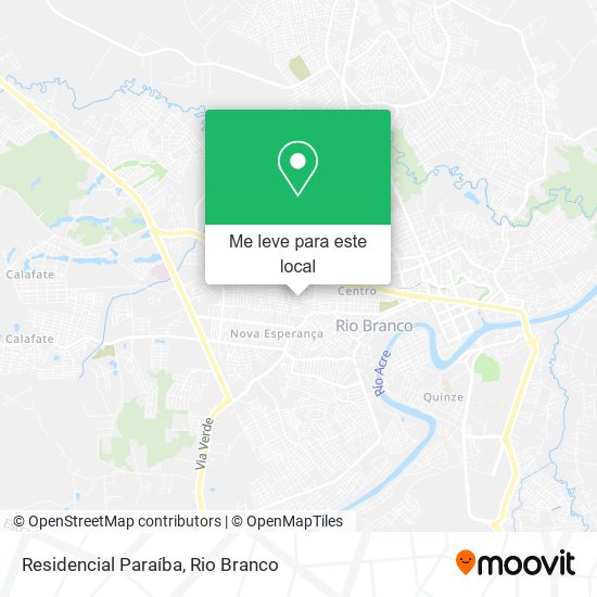Residencial Paraíba mapa