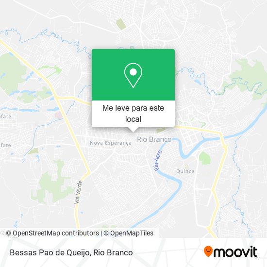 Bessas Pao de Queijo mapa