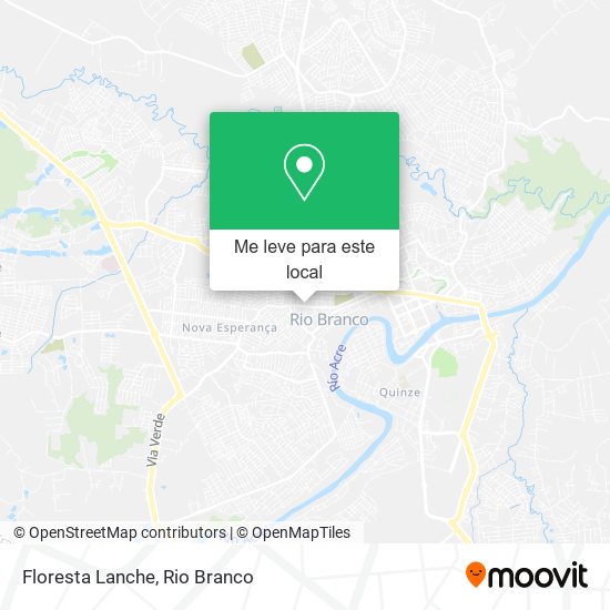 Floresta Lanche mapa