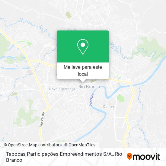 Tabocas Participações Empreendimentos S / A. mapa