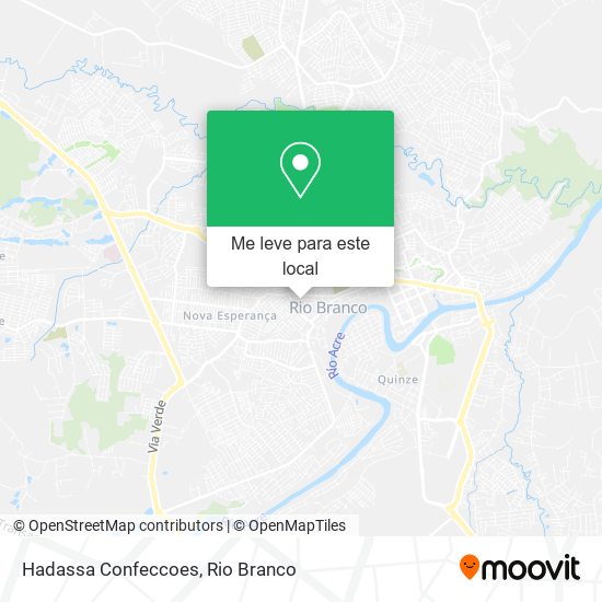 Hadassa Confeccoes mapa