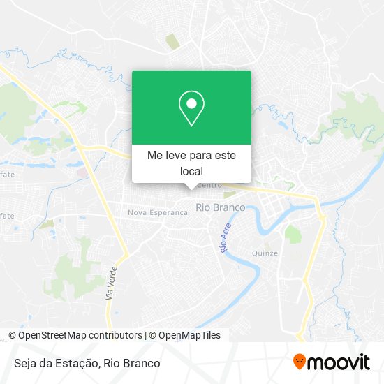 Seja da Estação mapa