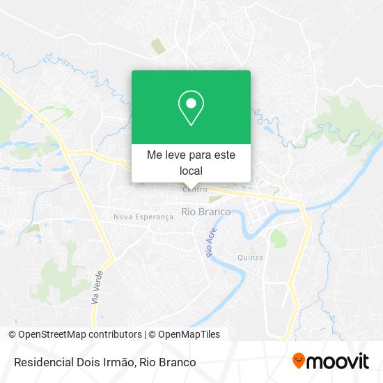 Residencial Dois Irmão mapa