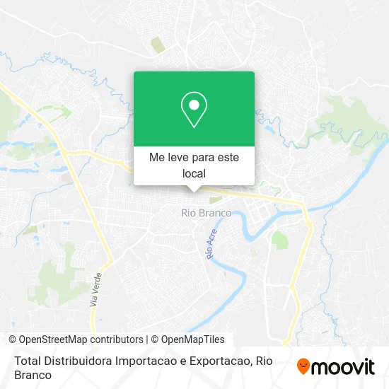 Total Distribuidora Importacao e Exportacao mapa
