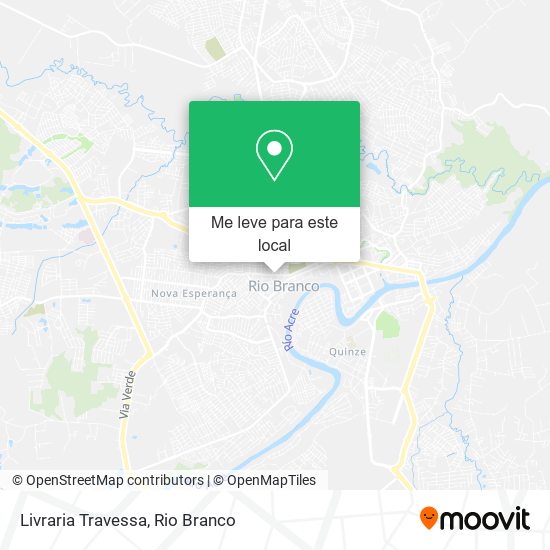 Livraria Travessa mapa
