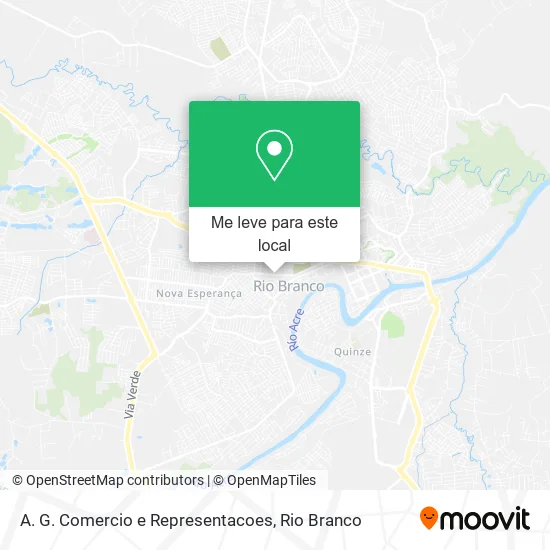 A. G. Comercio e Representacoes mapa