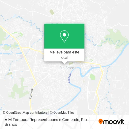 A M Fontoura Representacoes e Comercio mapa