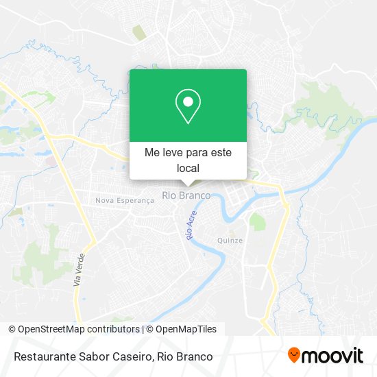 Restaurante Sabor Caseiro mapa