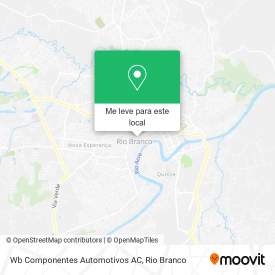 Wb Componentes Automotivos AC mapa