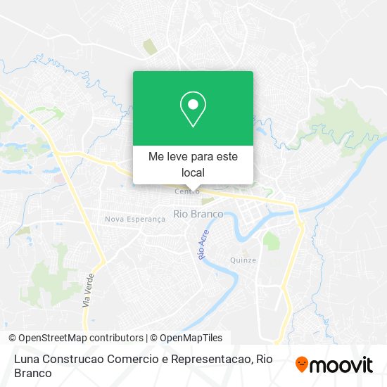 Luna Construcao Comercio e Representacao mapa