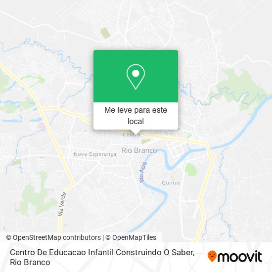 Centro De Educacao Infantil Construindo O Saber mapa