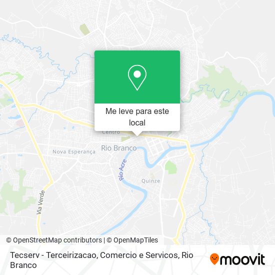 Tecserv - Terceirizacao, Comercio e Servicos mapa