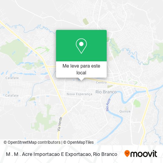 M . M . Acre Importacao E Exportacao mapa