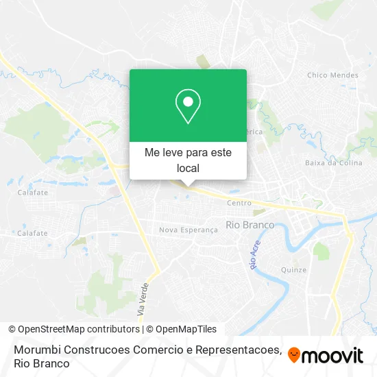 Morumbi Construcoes Comercio e Representacoes mapa