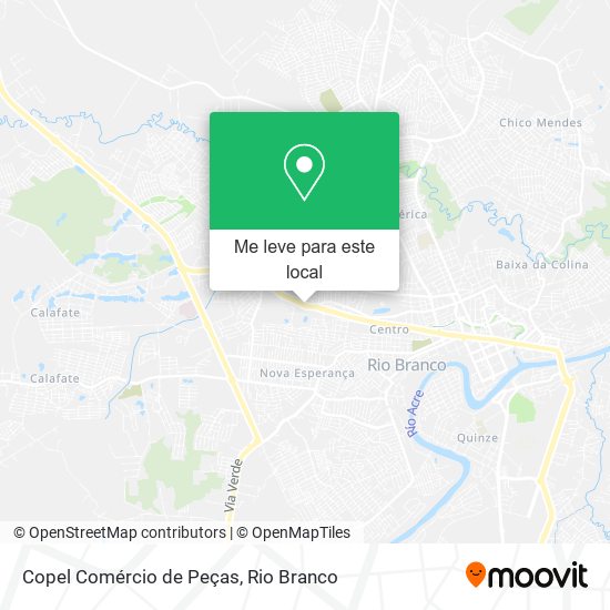 Copel Comércio de Peças mapa