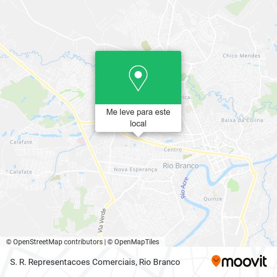 S. R. Representacoes Comerciais mapa