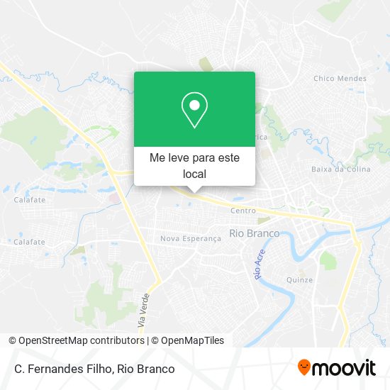 C. Fernandes Filho mapa