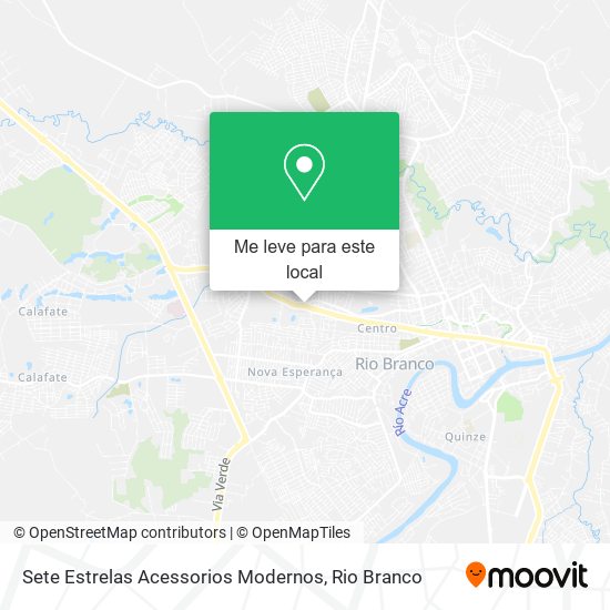 Sete Estrelas Acessorios Modernos mapa