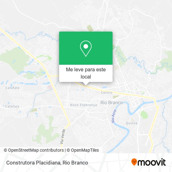 Construtora Placidiana mapa