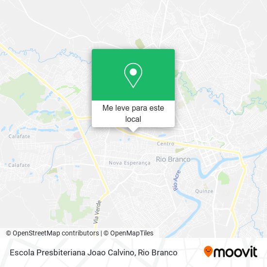 Escola Presbiteriana Joao Calvino mapa