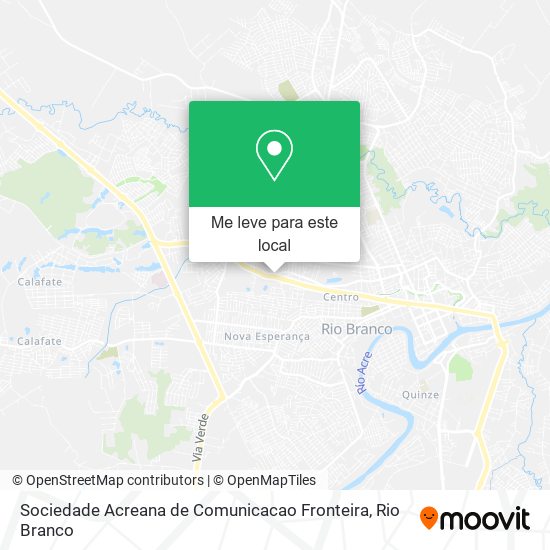 Sociedade Acreana de Comunicacao Fronteira mapa