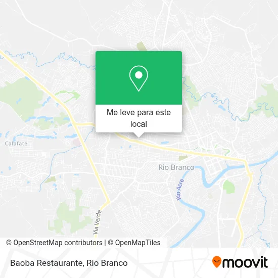 Baoba Restaurante mapa