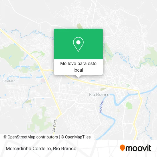 Mercadinho Cordeiro mapa