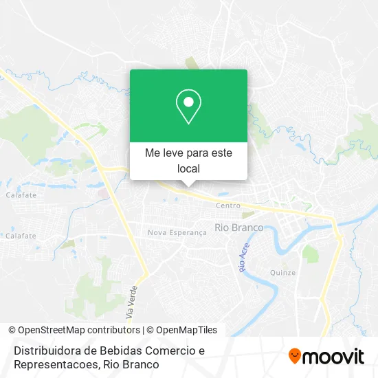 Distribuidora de Bebidas Comercio e Representacoes mapa