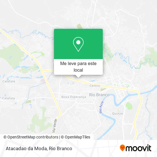 Atacadao da Moda mapa
