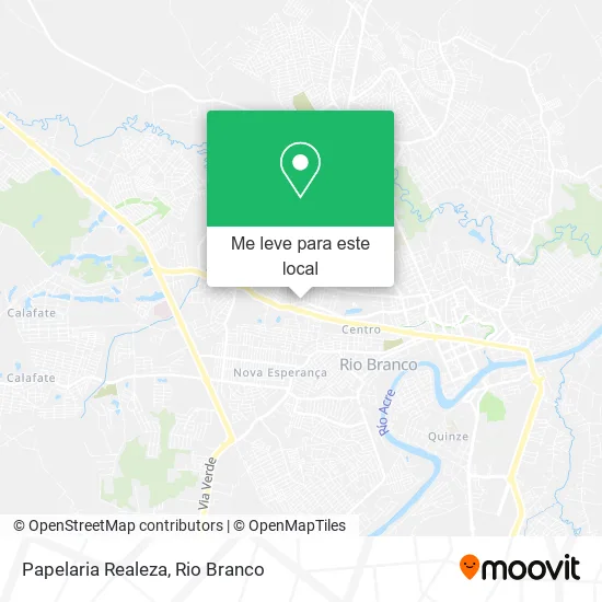 Papelaria Realeza mapa