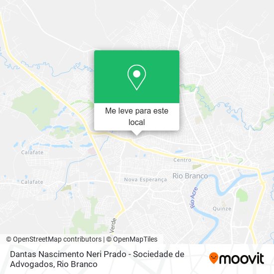 Dantas Nascimento Neri Prado - Sociedade de Advogados mapa