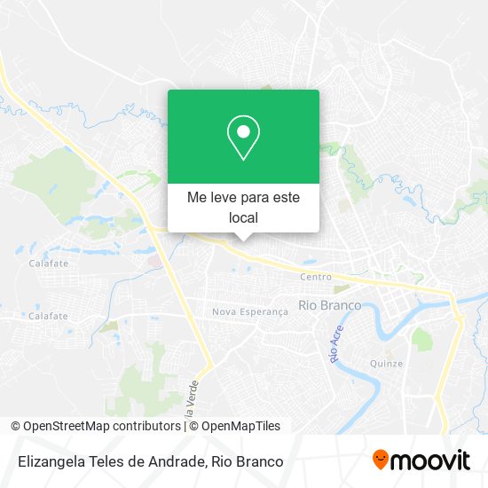 Elizangela Teles de Andrade mapa