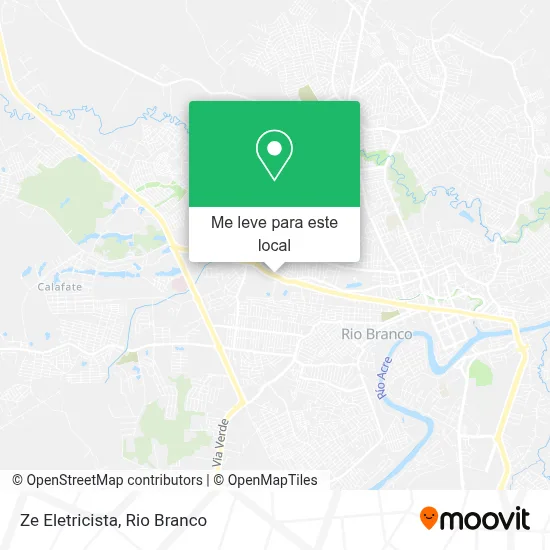 Ze Eletricista mapa
