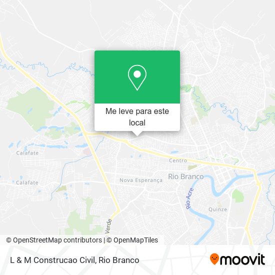 L & M Construcao Civil mapa