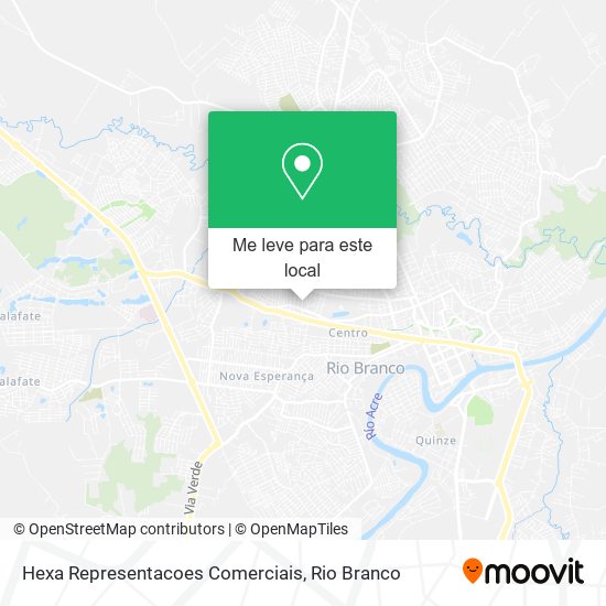 Hexa Representacoes Comerciais mapa